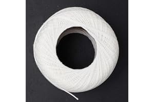 Cotton Crochet Thread, Classic Crochet Colourful Crochet Thread, Woolen Hand Crocheted Summer Silk Line for Hand Embroidery(S