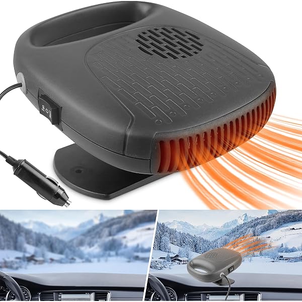 Amazon.com: 2 in 1 Portable Car Heater 12v 150w Car Heater That Plugs into  Cigarette Lighter with Heating and Cooling Modes for Fast Heating Defrost  Defogger and Automobile Windscreen Fan,1 Pack : Automotive