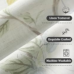 Leeva Green Tie Up Valances Curtains for