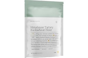 BIG BOLD HEALTH Himalayan Tartary Buckwheat Organic Gluten Free Flour | 100+ Immune-Active Nutrients | 100% USDA Organic Grain-Free Flour | Non-GMO | USA Grown (2lb)