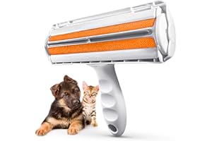 2 BROTHERS WHOLESALE Couch Pet Hair Removal Tool and Roller - Reusable, Easy-to-Clean Dog Hair Remover for Couch and Car, No Batteries or Mess, Ideal for Cat Hair Too
