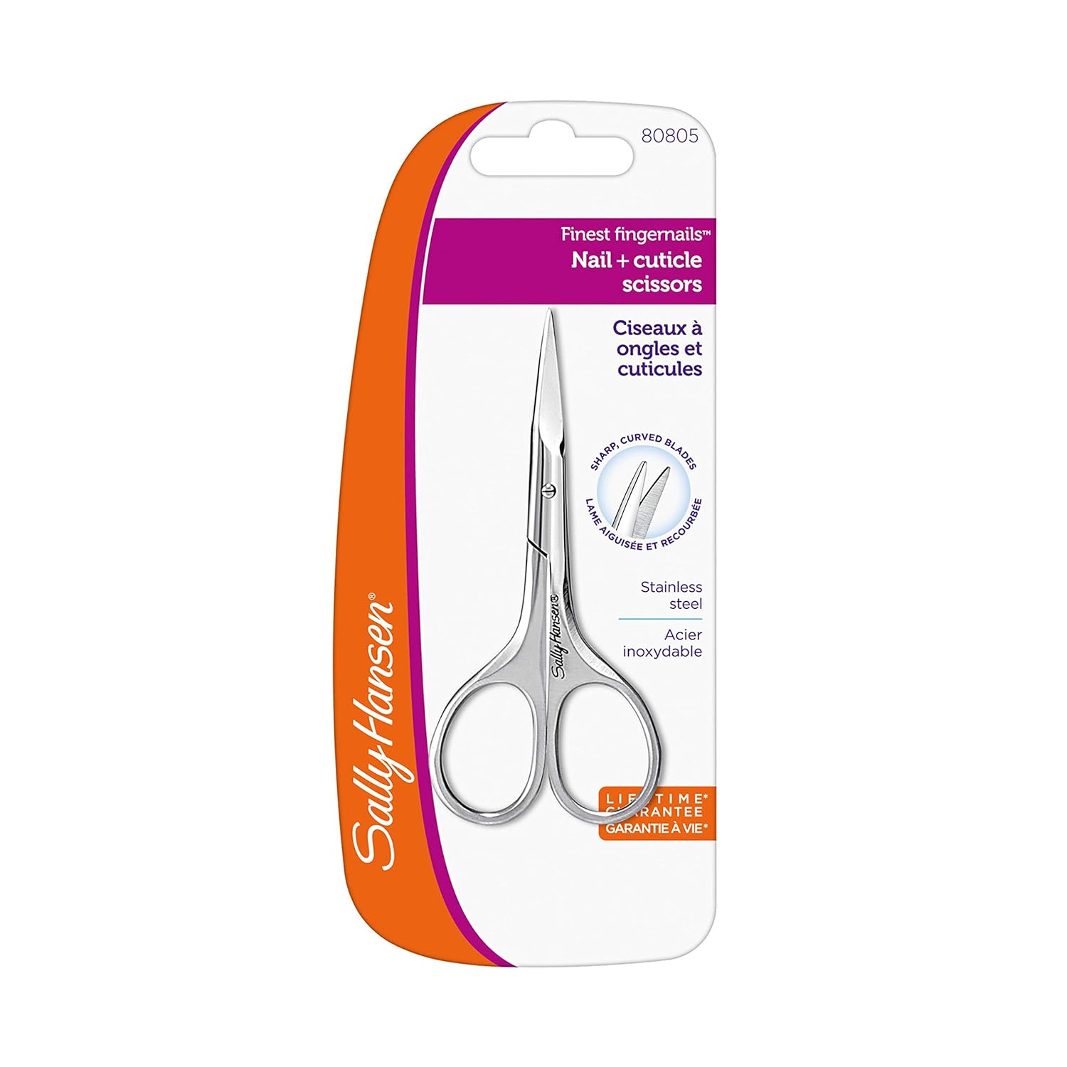Sally Hansen Finest Fingernails Nail & Cuticle Scissors 1 ea: Beauty