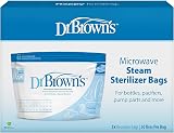 Dr. Brown's Microwave Steam Steriliser Bags 5-Count Travel Reusable view 1