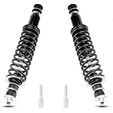 70928-G01 Front/Rear Shock Absorber Kit with Heavy Duty Coil Springs | Compatible with 1994-up EZGO Medalist/TXT Gas &amp; Electric Golf Carts Replaces# 76418-G01,70324-G01,76419-G01（BLACK）
