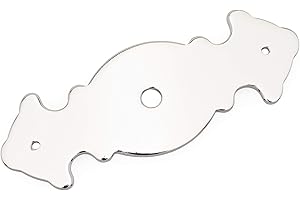 RK International RKI Polished Nickel R.K. International BP 1790 PN Decorative Plate with One Hole