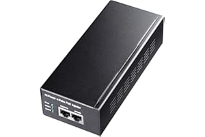 Cudy POE300 60W Gigabit Ultra PoE+ Injector, Up to 60W Ultra Power Supply, 10/100/1000Mbps Shielded RJ-45, IEEE 802.3af/802.3at Compliant, Not Support 802.3 bt/ PoE++/ Passive PoE, Metal housing