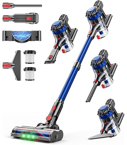 Amazon.com: Hearten Cordless Vacuum Cleaner,Upgraded Stick Vacuum