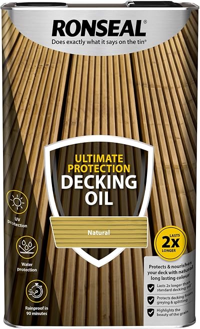 Ronseal Ultimate Protection Decking Oil Natural 5L