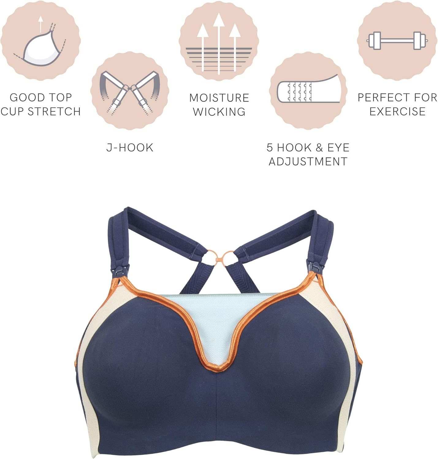 Cake Maternity Zest Nursing Sports Bra for Breastfeeding, Sports Maternity Bra at  Women’s Clothing store