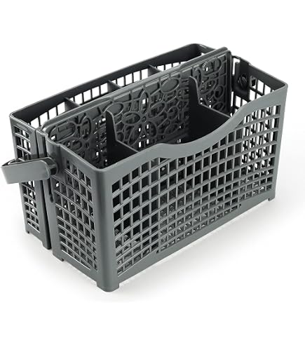 5×4×3 Inch PP Dishwasher Cutlery Basket, Hollow Out Utensil