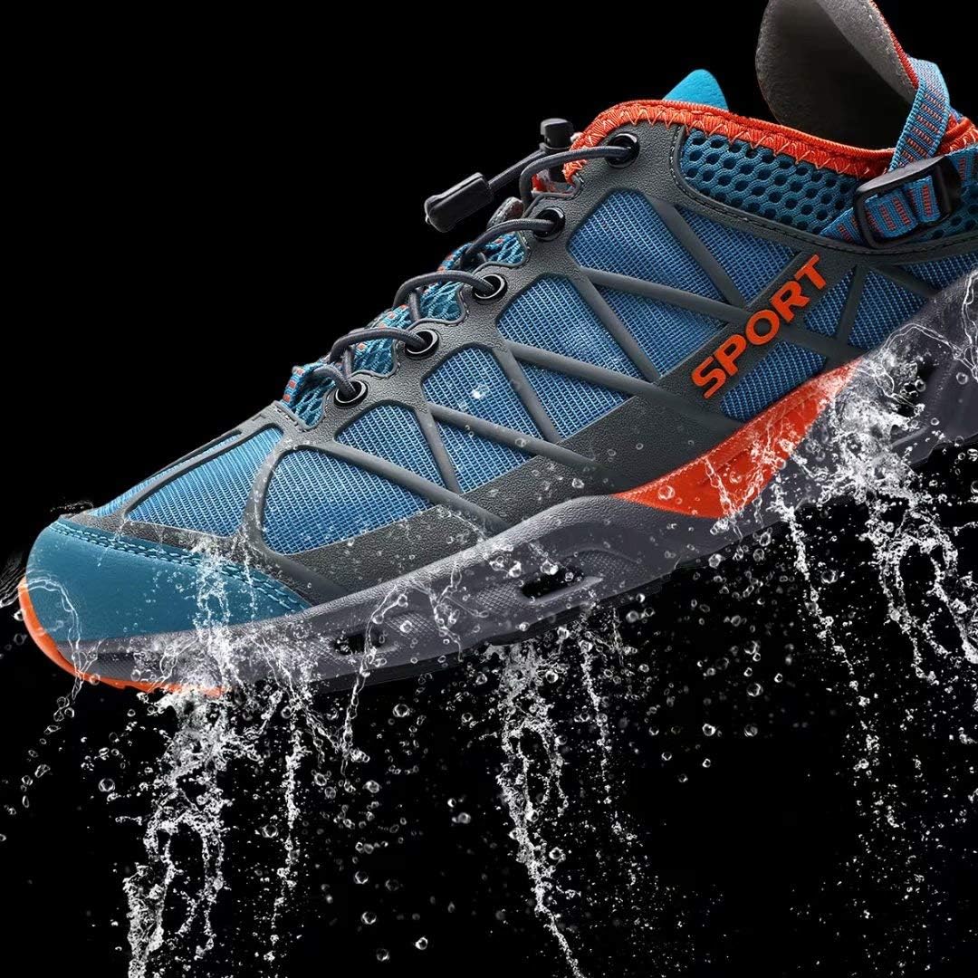Keezmz Mens Womens Quick Drying Aqua Water Shoes For Sports Walking Outdoor Running Hiking Beach Swim Surf Diving Boating Fishing