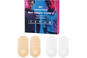 pbuu Nipple Covers for Running Men No Show Protection Men,160 PCS Nipple Tape Guards for Runners,Anti Chafing Marathon Use