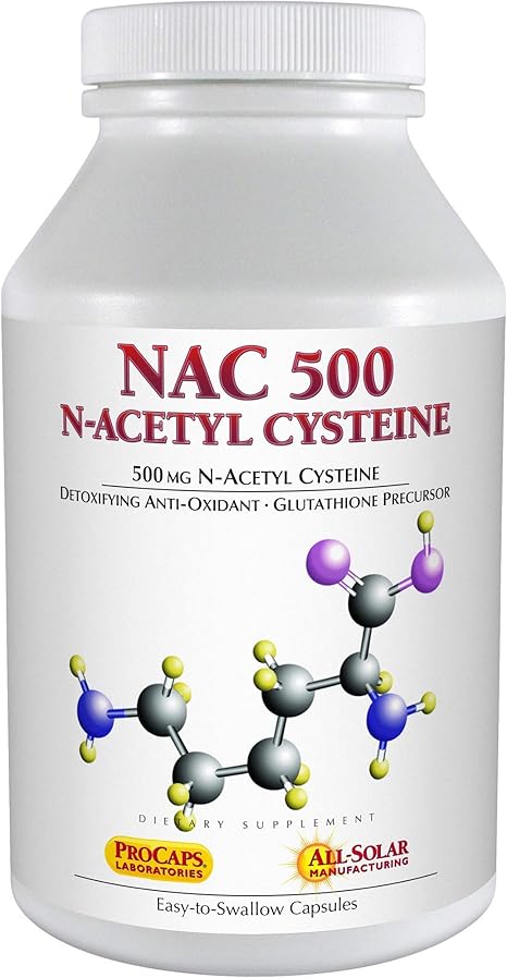 Amazon Com Andrew Lessman Nac 500 N Acetyl Cysteine 180 Capsules