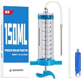 Beanewone Tubeless Sealant Injector, 150ml Tire Sealant Injector for Stans Tubeless Sealant and Other NoTubes Tubeless Tire Sealant, and a Valve Core Remover Tool is Included Gratuitously
