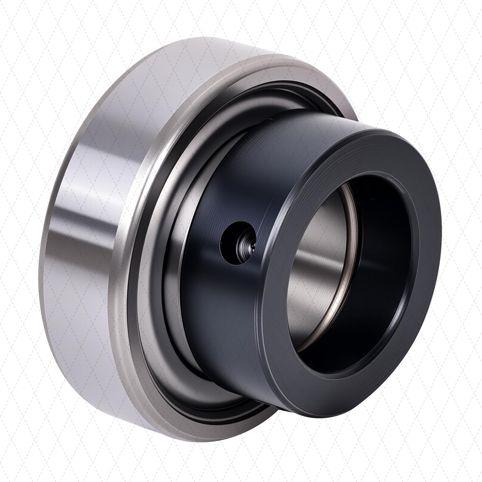 Photo 1 of 1 Pcs UC206 Radial Insert Ball Bearing, 30mm Bore, Spherical OD, Normal Duty Set Screw Bearing Insert, Lube Hole