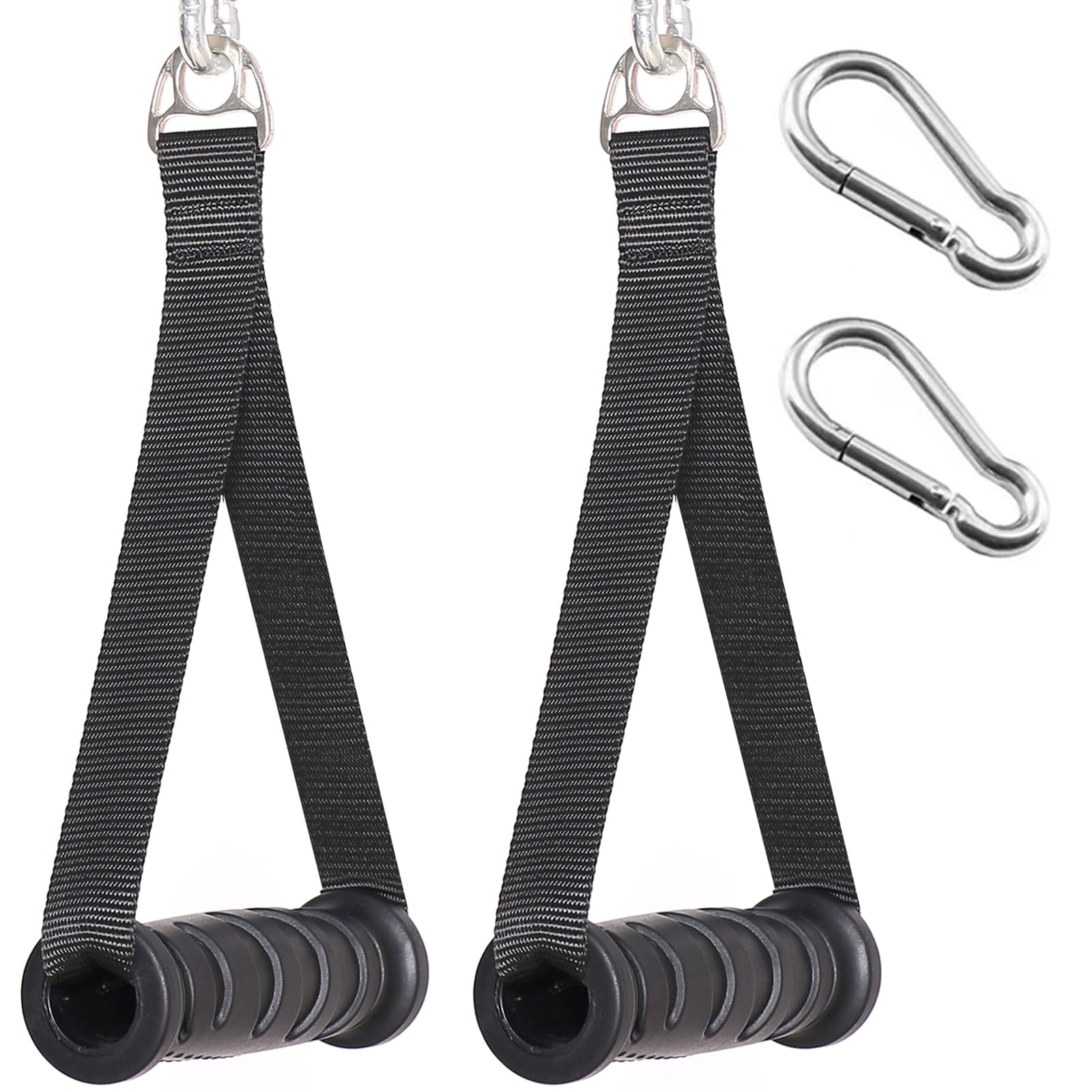 Resistance Band Handles Exercise Handle, Heavy Duty Cable Handles Gym Grip Attachments For Cable Machine Pulleys Replacement Resistance Band Workout Handles Grip Home Gym Add Gym Attachments For Cable Machine