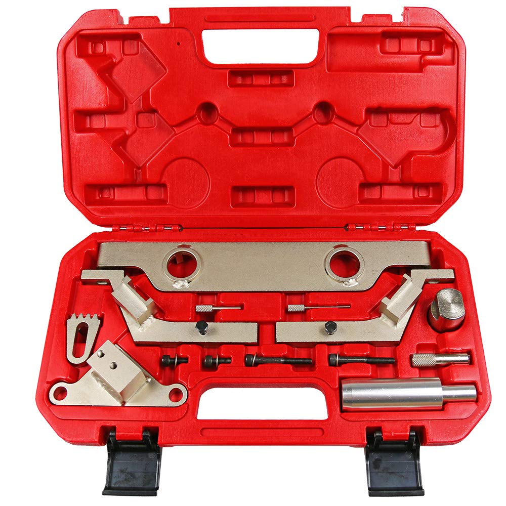 BestsQ Engine Camshaft Actuator Locking Timing Tool Cam Chain Phaser Retainer Set Compatible with OPEL GM (2.0T 2.4T)