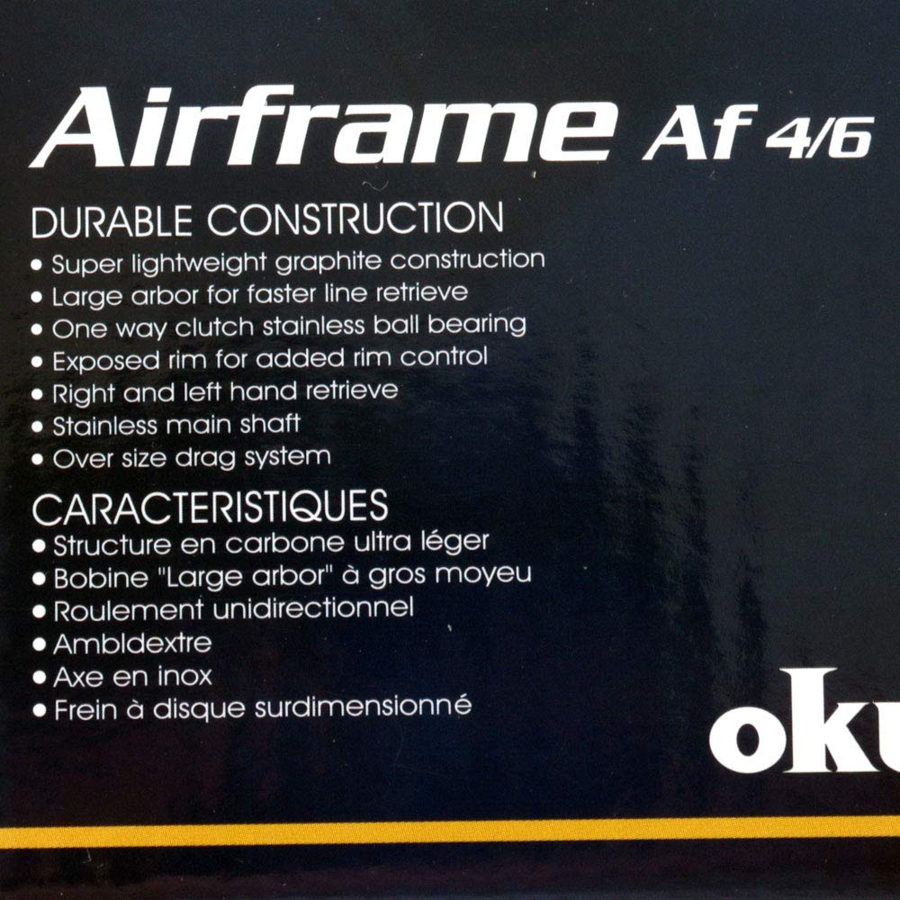 okuma airframe fly reel