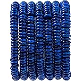 Natural Lapis Lazuli Disk Stone Spacer Beads 6x2mm 38cm/str Flat Rondelle Loose Semi Gemstone Caps for Making Bracelets Necklace