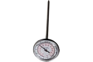 H-B DURAC Bi-Metallic Thermometer; -10 to 110C (0 to 220F), 33mm Dial (B61310-3400)