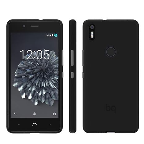 TBOC® Schwarz Gel TPU Hülle für BQ Aquaris X5 Plus (5.0 Zoll) Ultradünn Flexibel Silikonhülle (Nitch kompatibel mit bq Aquari
