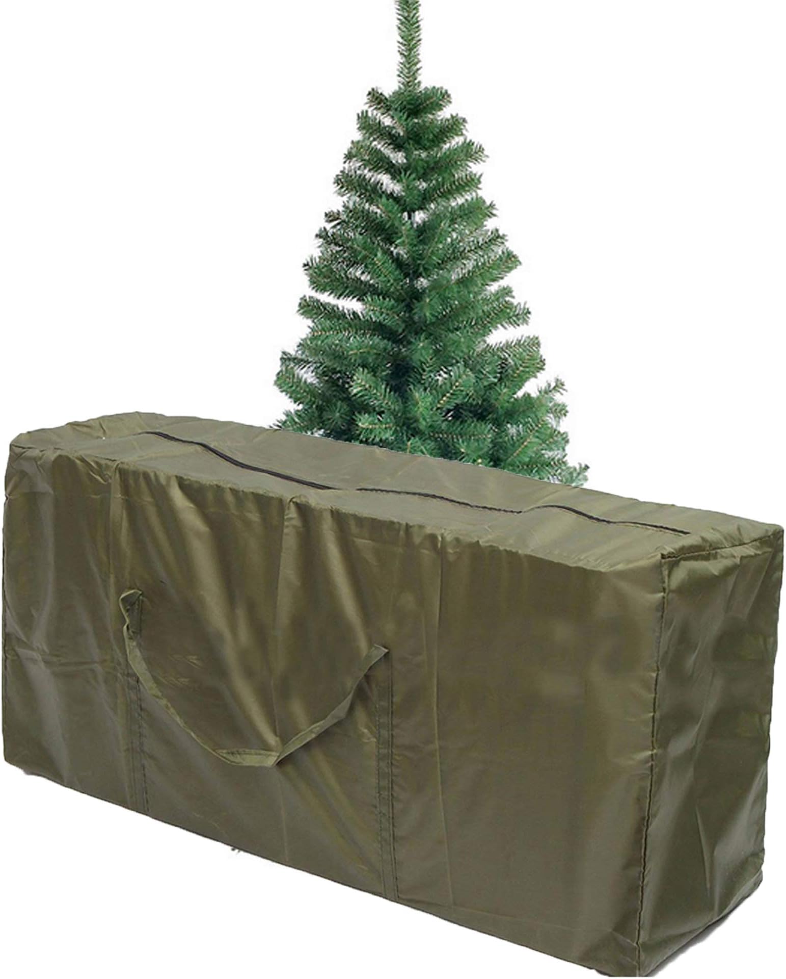 Camphelper Christmas Tree Storage Bag,Heavy Duty Polyester Pouch Organizer Waterproof UV Resistant Large Artificial Storage with Handles (122 * 39 * 55cm)