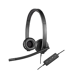 Logitech H570e Wired Headset, Stereo Headphones