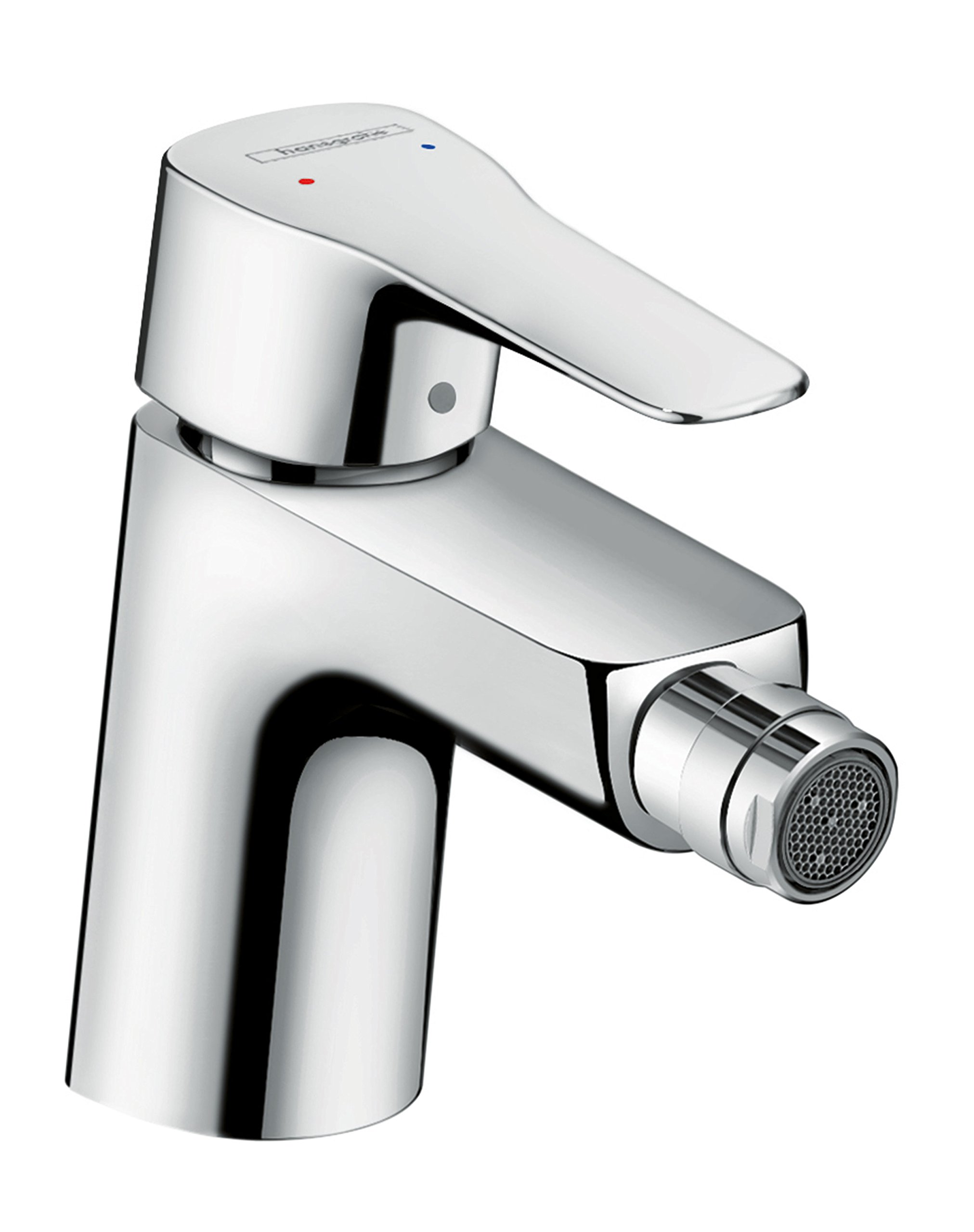 Hansgrohe 71235000 mysport Bidet Mixer Tap with Drainage Fitting Chrome Pull