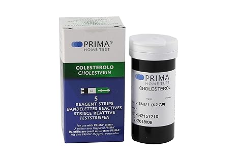 5 x Cholesterin Test Streifen für PRIMA 2in1/3in1 - 5 Streifen