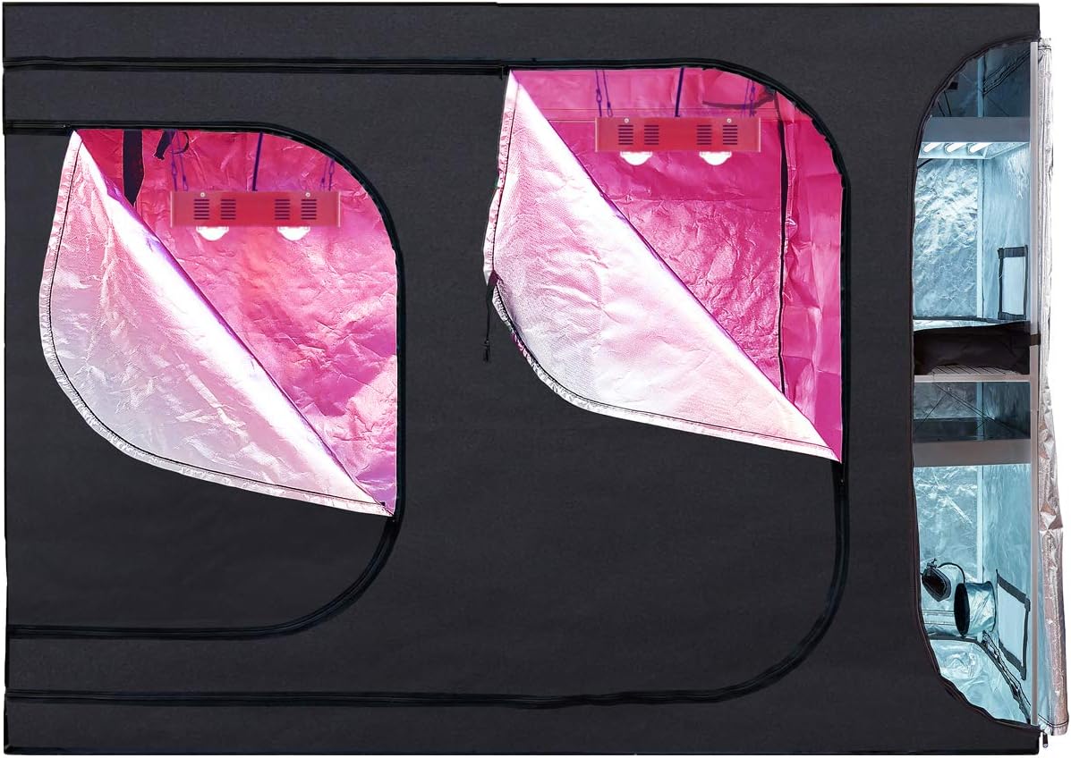 Amazon Com Topolite 108 X48 X80 2 In 1 Indoor Grow Tent Room Propagation And Flower Reflective Mylar Hydroponic Growing Plant Room 108 X48 X80 Lodge Propagation Tent 2 In 1 Garden Outdoor