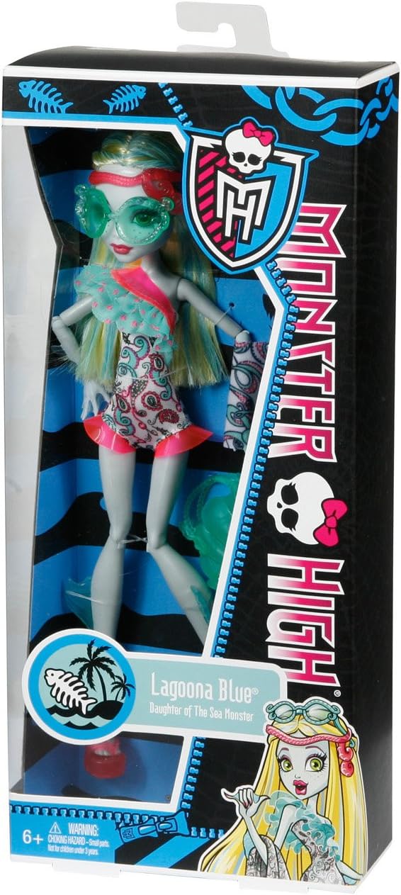 Amazon Com Monster High Beach Beasties Lagoona Blue Doll Toys Games