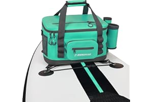 MORXPLOR Waterproof Shell 24 cans Paddle Board Cooler Bag, Sup Deck,Kayak Cooler Bag Accessories
