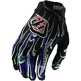 Troy Lee Designs Youth Air Glove for Motocross MX Mountain Biking, Torched Black/Purple, Youth Large
