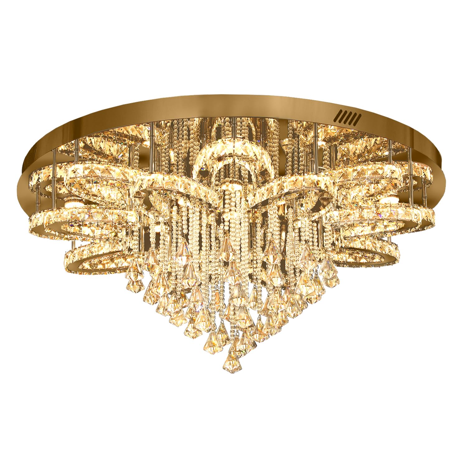 Flashing God W40 Modern Crystal Chandelier for Living Room Crystal ...