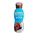 Iconic Beverages Iconic Grass Fed Protein Drink, Chocolate Truffle, 11.5 Ounce (Pack of 12)