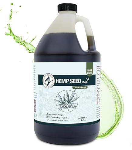 DR.ADOROBLE 100% Pure Cold Pressed Hemp Seed Oil – Unrefined, Natural Carrier Oil, 16 Oz (1 Pint) Free Shipping