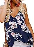BLENCOT Womens Ladies Sexy V Neck Spaghetti Strap
