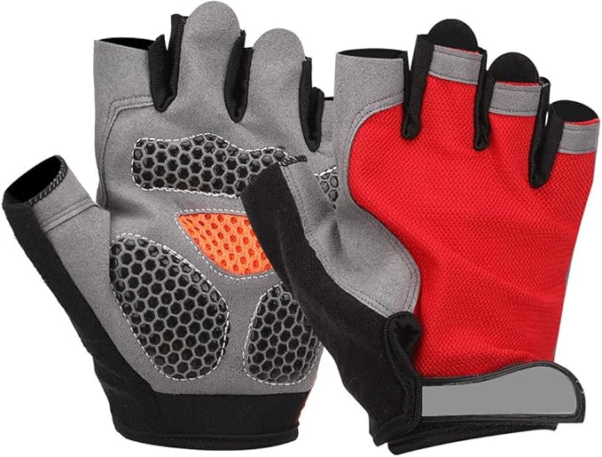 Fingerless Gloves Summer Outdoor Unisex Sports Bicycle Cycling Half