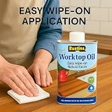 Rustins Worktop Oil Premium Wood Treatment 1L Water-Repellent Finish view 4