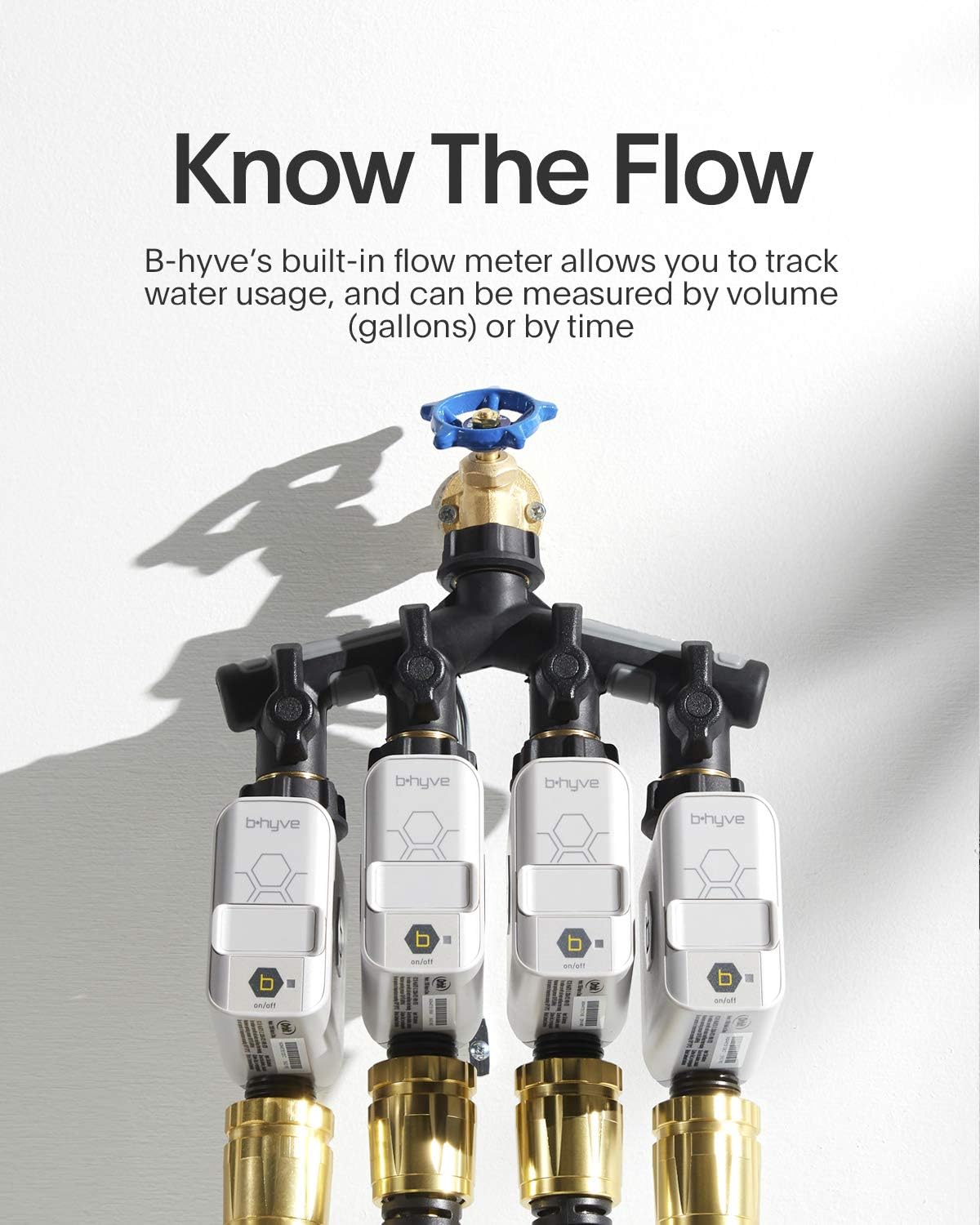 Orbit 21005 B-hyve Bluetooth Hose Faucet Timer, GRAY : Garden & Outdoor