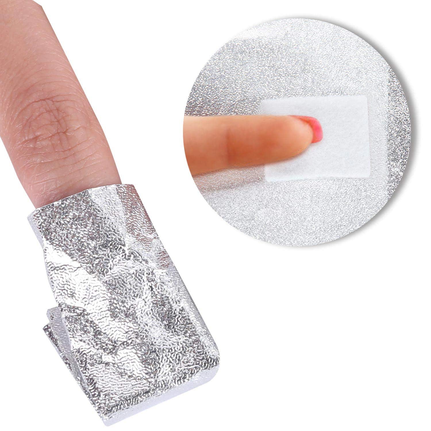 600 Pcs Nail Polish Remover Foil Wraps with Pre-Attached Lint-Free Cotton Pads | Non-Acetone Soak Off Gel, Acrylic, Dip Powder Nail Polish Remover Kit for Professional Salon & Home Use - Image 4