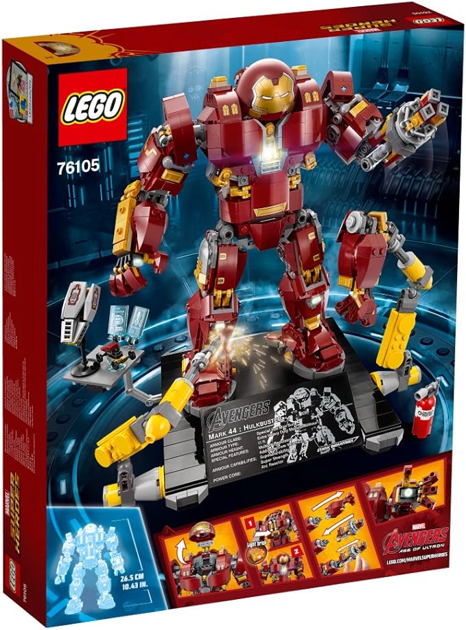 LEGO the Super Heroes-Hulkbuster: edición Ultrón, figura de acción de juguete basado en las películas de Avengers (76105): Amazon.es: Juguetes y juegos