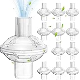 12 Pcs CPAP Inline Filters, Universal Inline CPAP Filter Compatible with BiPAP Machines ResMed, Dreamstation Standard, Any CACP Machine Size 22mm and 25mm Tube