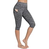 FITTOO Women's Yoga Capris Leggings Pockets Workout Pants