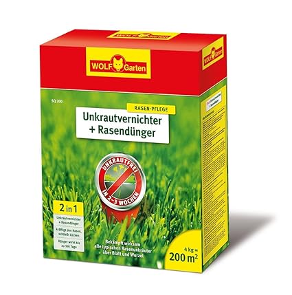 WOLF-Garten - 2-in-1: Unkrautvernichter plus Rasendünger SQ 200; 3840725