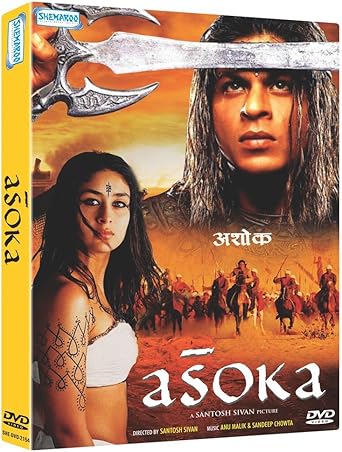 Asoka Bollywood Movie Dvd Region Free With English Subtitles Shahrukh Khan Kareena Kapoor Amazon Co Uk Shahrukh Khan Kareena Kapoor Santosh Sivan Dvd Blu Ray