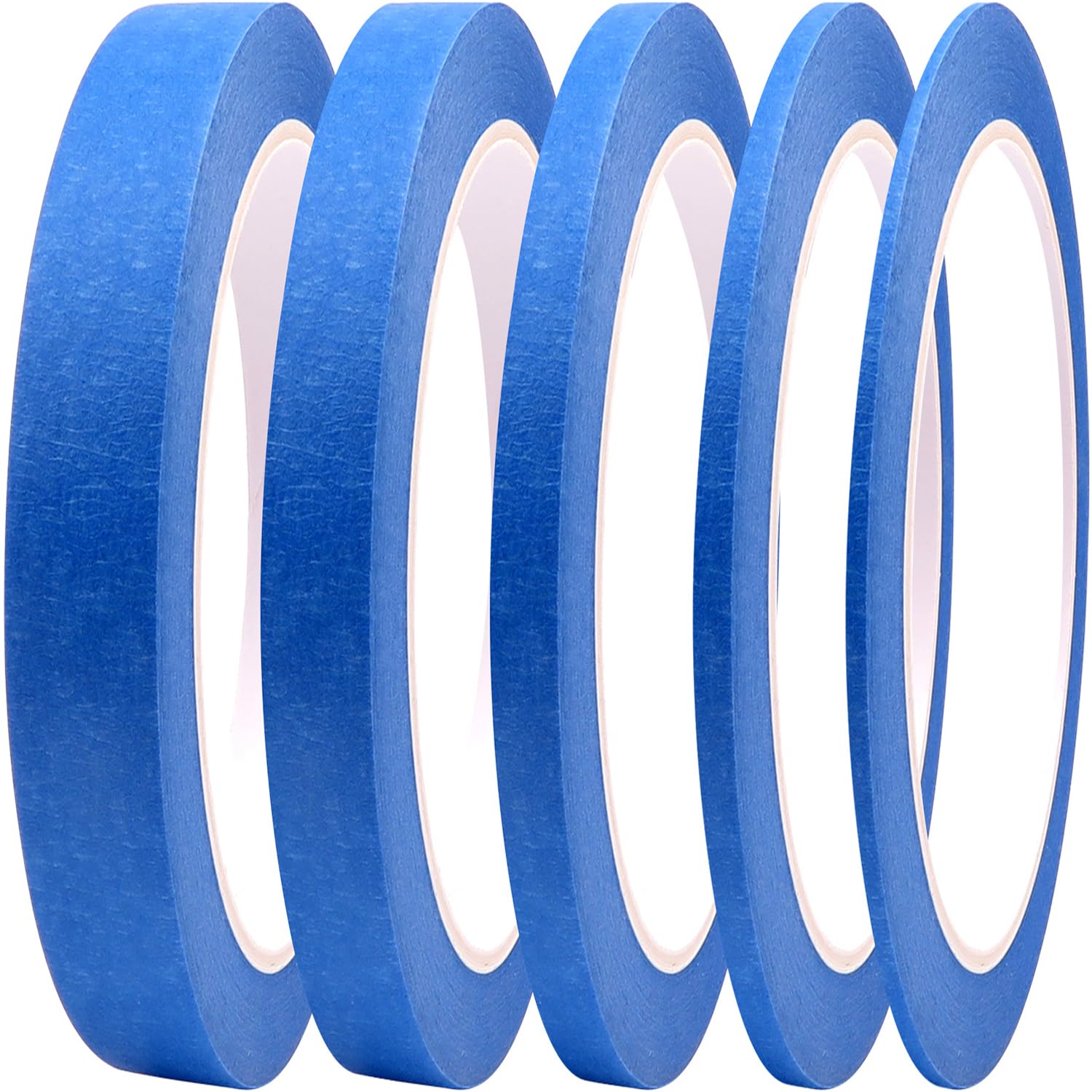 Photo 1 of ***Only 1***
DOAY 5 Rolls Pinstripe Tape - Masking Tape 1/16", 1/8", 1/4", 1/2", 3/4" - Thin Painters Masking Automotive Tape for DIY, Car, Auto, Paint, Art, Tumblers (Blue)