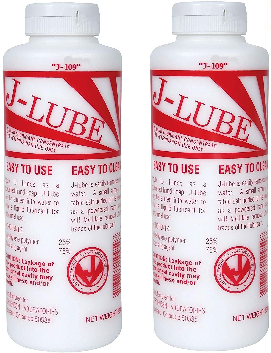 2 Bottles REAL J-Lube JLube Powder Lubricant