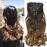 Neverland cabeza completa Clip in extensiones de pelo