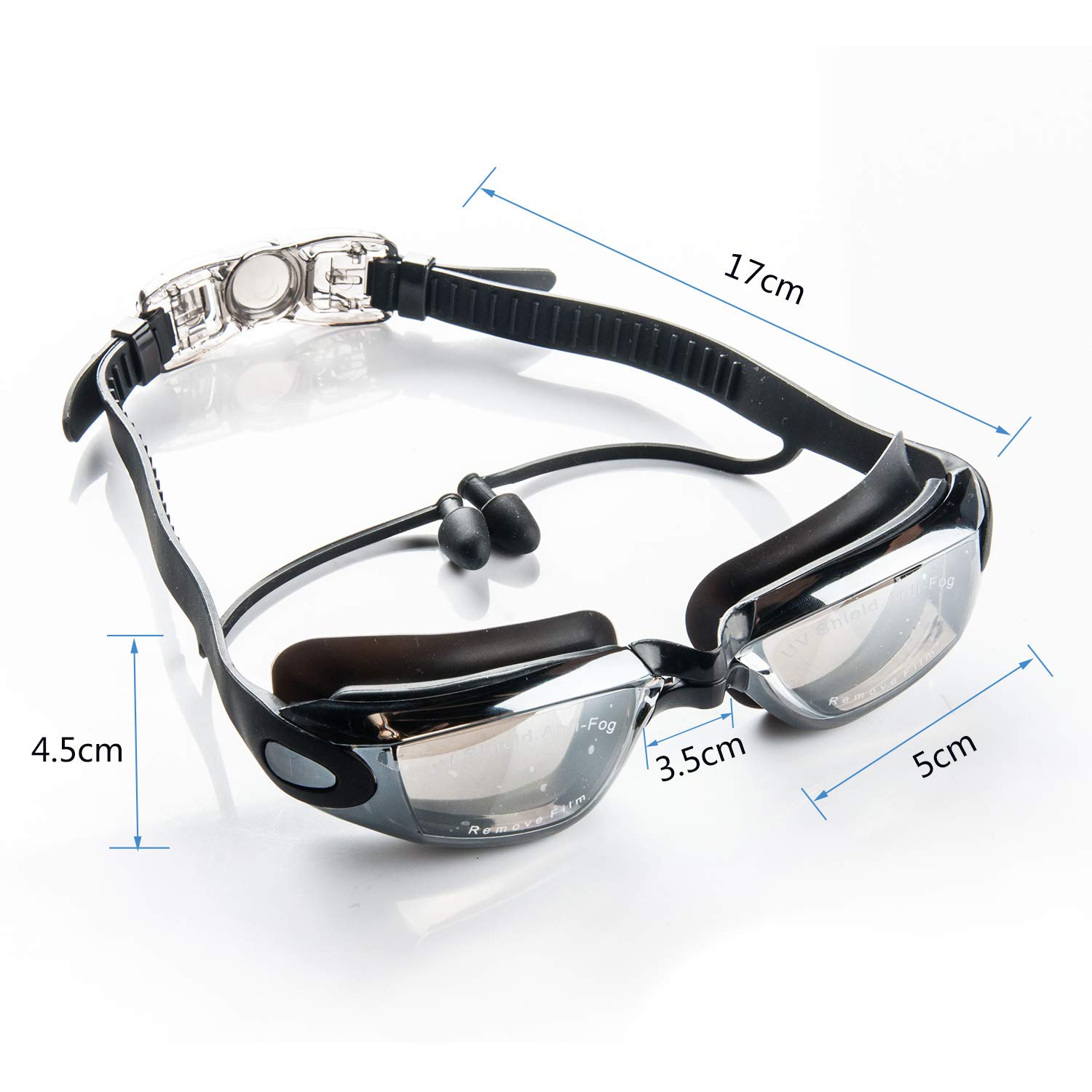 Funda de Almacenamiento anteojos de natación sin Fugas protección UV